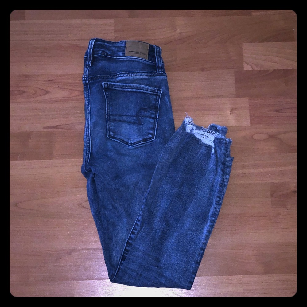 Hi-rise Crop Jegging (American Eagle)